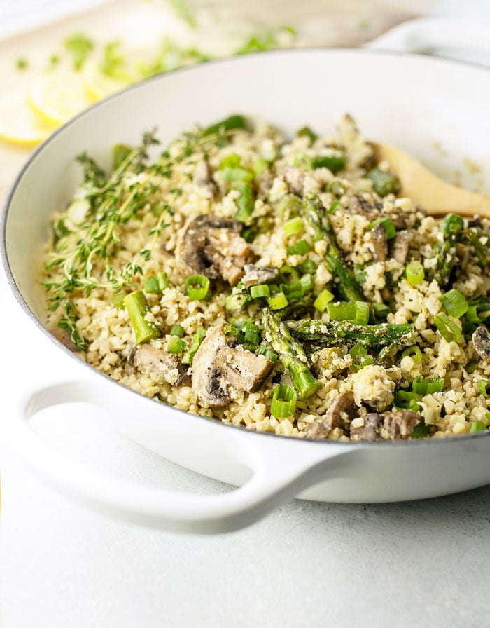 Vegan Cauliflower Risotto: A Healthy, Dairy-Free Makeover